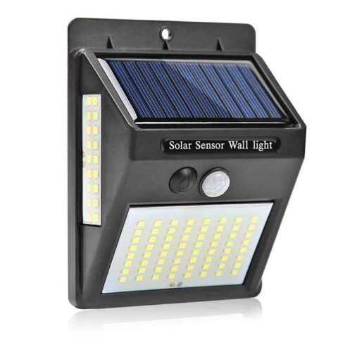 100 LED Solar Wall Light