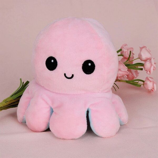 huge octopus plush reversible