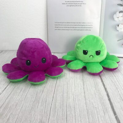 jumbo octopus reversible plush