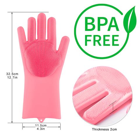 Scrubbing Dishwashing Gloves