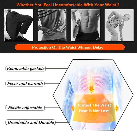 Self-Heating Lumbar Brace